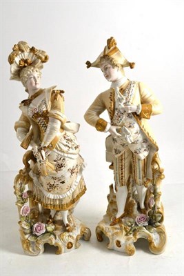 Lot 85 - A pair of late 19th century German figures