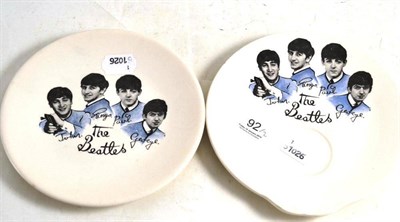 Lot 92 - Beatles saucer and plate