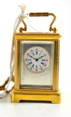 Lot 249 - A miniature carriage timepiece