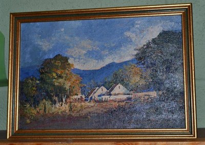 Lot 285 - Anton Benzon (Contemporary) South African, a pair of South African landscapes, both signed, oils on