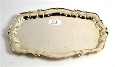 Lot 143 - Silver dressing table tray