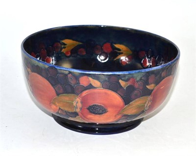 Lot 231 - A Moorcroft pomegranate bowl