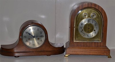 Lot 259 - A chiming mantel clock and another mantel clock (2)