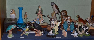 Lot 270 - Two Border Fine Art groups, other composition animal groups, etc (shelf)