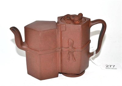 Lot 277 - Yixing stoneware teapot and cover