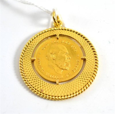 Lot 368 - A coin in a pendant mount