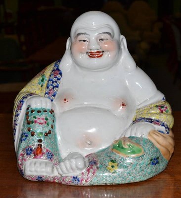 Lot 468 - Chinese famille rose Buddha