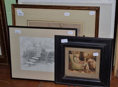 Lot 561 - J.B Harrison (19th/20th century) A collection of watercolours and pastels depicting scenes of...