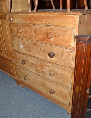 Lot 693 - Pine chest of drawers