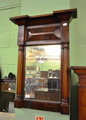 Lot 725 - An early 19th century mahogany pier glass