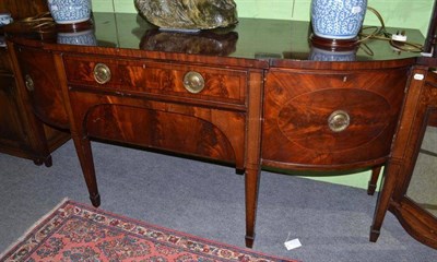 Lot 727 - A 19th century mahogany sideboard