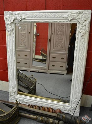 Lot 782 - White painted wall mirror