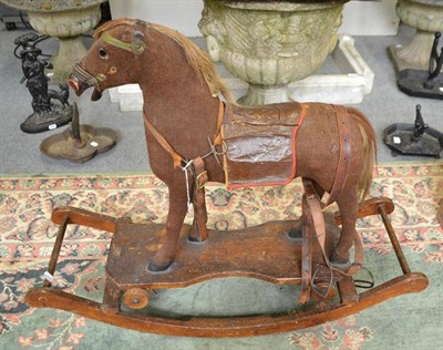 Lot 900 - Pull-along/rocking horse