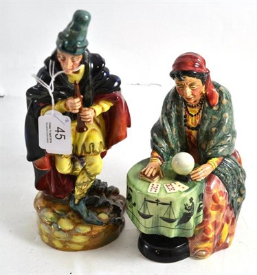 Lot 45 - Two Royal Doulton figures - ";The Pied Piper"; HN2102 and ";Fortune Teller"; HN2159