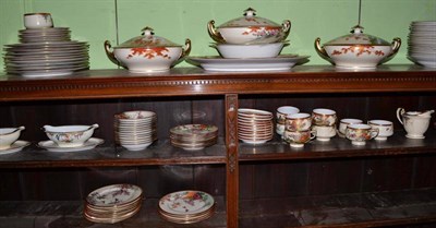 Lot 285 - An extensive Soho China dinner service, tea wares, etc