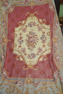 Lot 417 - A French Aubusson type carpet