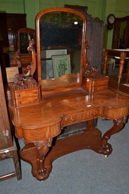 Lot 436 - A Victorian mahogany Duchess dressing table