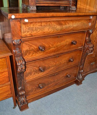 Lot 446 - Victorian mahogany Scotch chest