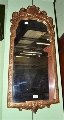 Lot 463 - Modern gilt framed wall mirror