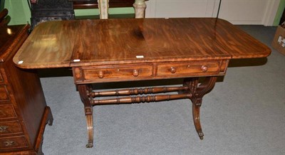 Lot 465 - George IV mahogany sofa table