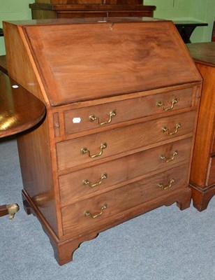 Lot 470 - Edwardian mahogany bureau