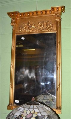 Lot 479 - 19th century gilt framed pier glass