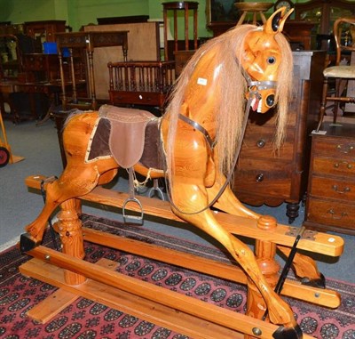 Lot 486 - Modern rocking horse