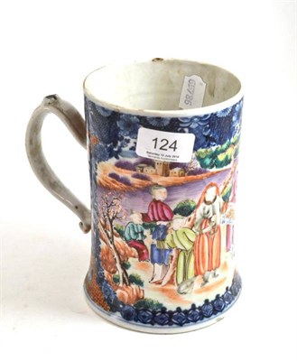 Lot 124 - Chinese famille rose export mug