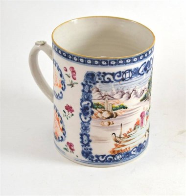 Lot 125 - Chinese famille rose export mug