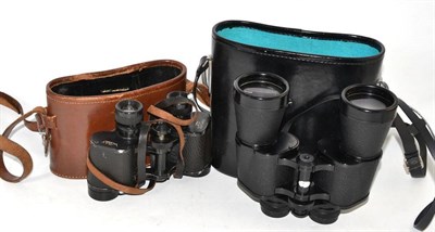 Lot 226 - A pair of modern Swift Belmont binoculars, cased; and a pair of Raylight binoculars, in a...