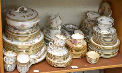 Lot 257 - Two Coalport part tea and dinner services - Ming Rose and Persian Flowers; and two other part...