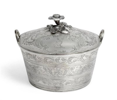 Lot 581 - An Irish Silver Butter Dish, Thomas Jones, Dublin 1790, the base modelled as a twin-handled...