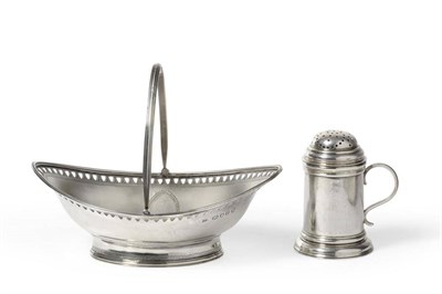 Lot 583 - A George III Silver Sweetmeat Basket, Samuel Godbehere & Edward Wigan, London 1790, the collet foot