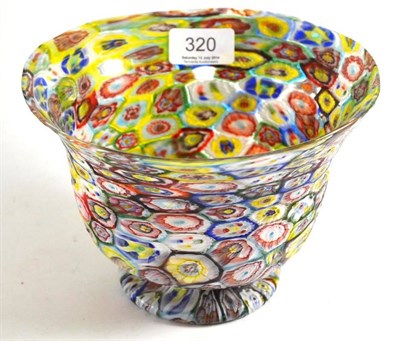 Lot 320 - A Murano millefiori bowl