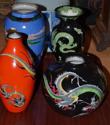 Lot 332 - Four Bishop and Stonier vases