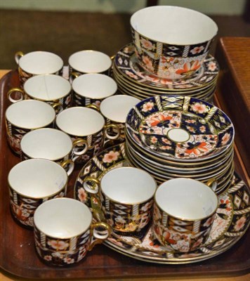 Lot 338 - Royal Crown Derby Old Imari pattern 2451 composite tea set