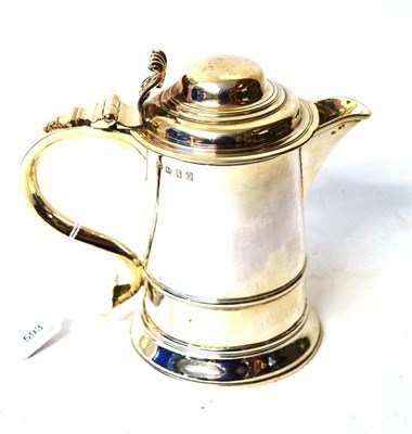 Lot 593 - A George III Silver Tankard, with later Victorian spout, Whipham & Wright, London 1764, the...