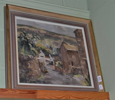 Lot 405 - Angus Bernard Rands PS (1922-1985) Kettlewell in July, signed, oil on board