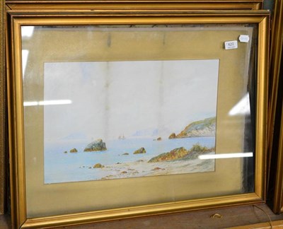 Lot 420 - Pair of coastal scenes