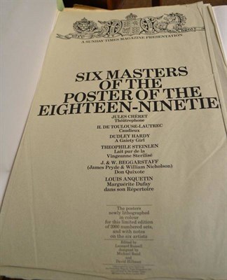 Lot 441 - Folio of six master of the 1890's, numbered limited edition