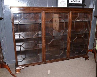 Lot 450 - An astragal glazed bookcase