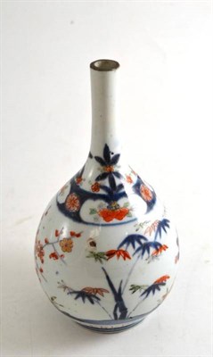 Lot 49 - A 18th century Imari decorated bottle vase