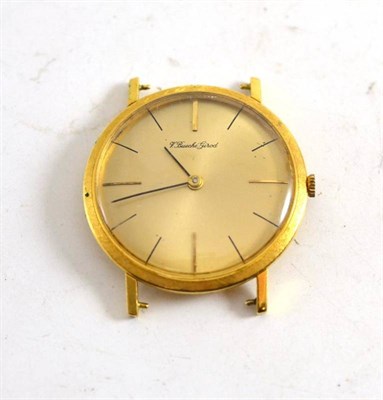 Lot 75 - Bueche Girod 18ct gold mechanical wristwatch on crocodile strap