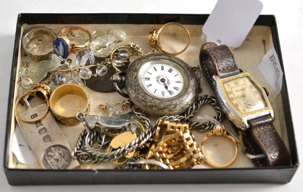 Lot 115 - Quantity of jewellery and two watches
