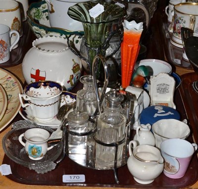 Lot 170 - Quantity of assorted ceramics, glass and plated wares etc
