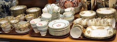 Lot 183 - Noritake china teaset and two others (on three trays)