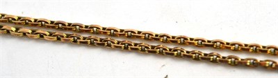 Lot 218 - A long length guard chain