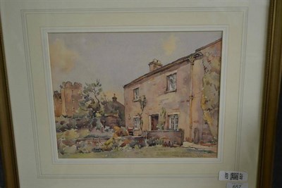 Lot 657 - Frederick (Fred) Lawson (1888-1968)  "Cottage at Castle Bolton " Signed and dated 1928, pencil...