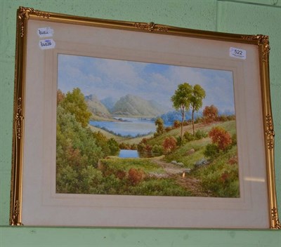 Lot 522 - Charles Bool, Ullswater and Derwentwater a pair of watercolours (2)