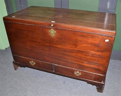 Lot 563 - An 18th century mahogany mule chest